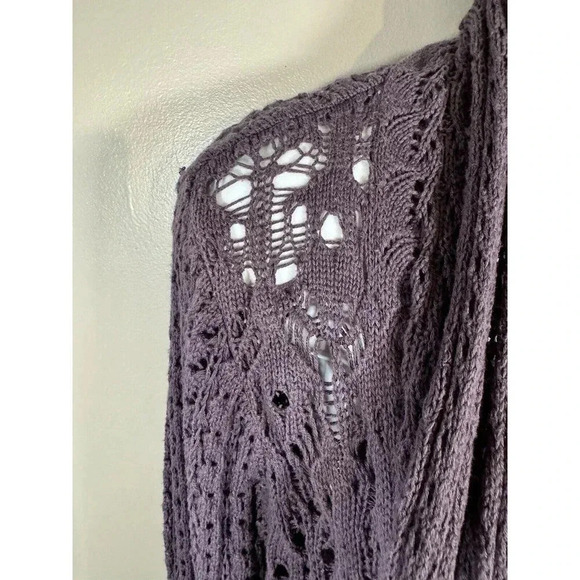 cAbi Purple  Crochet Bolero  Cardigan MCottage Core Shabby Chic Coquette W Tank - Picture 2 of 5